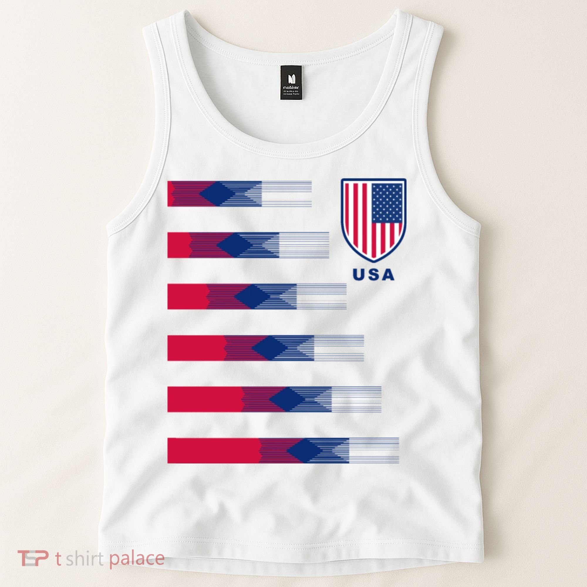 USA Soccer American Team Jersey Tank Top