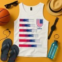 USA Soccer American Team Jersey Tank Top thumb 4