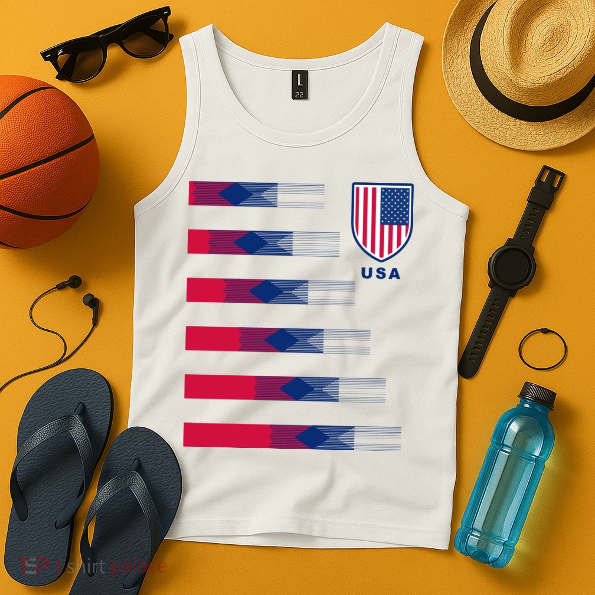 USA Soccer American Team Jersey Tank Top