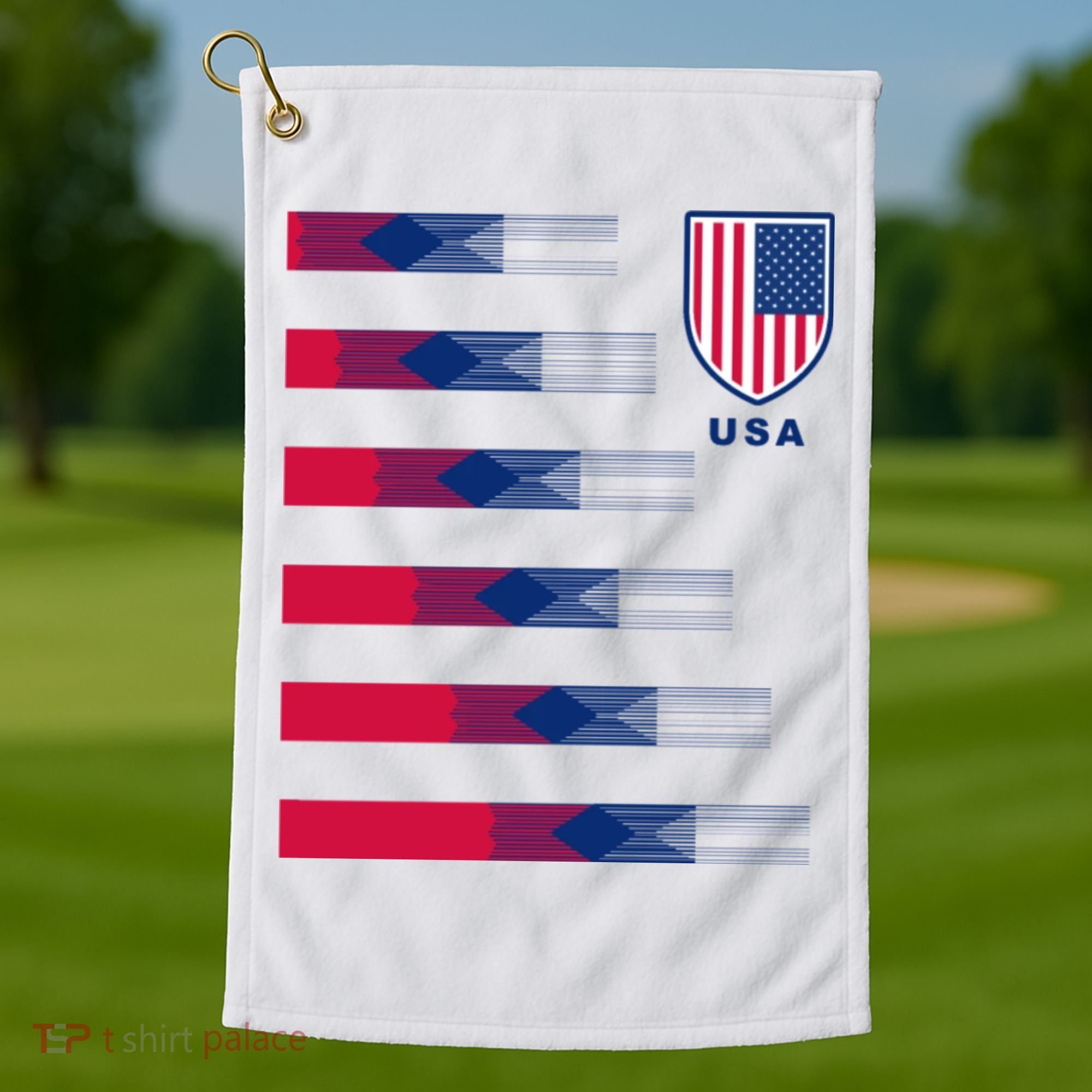 USA Soccer American Team Jersey Golf Towel