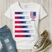 USA Soccer American Team Jersey Women's T-Shirt thumb 3