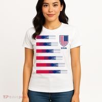 USA Soccer American Team Jersey Women's T-Shirt thumb 4