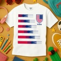 USA Soccer American Team Jersey Kids T-Shirt thumb 3