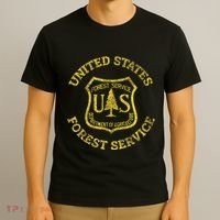 U.S. United States Forest Service Usfs National T-Shirt thumb 3