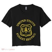 U.S. United States Forest Service Usfs National Women's Crop Top Tee thumb 0