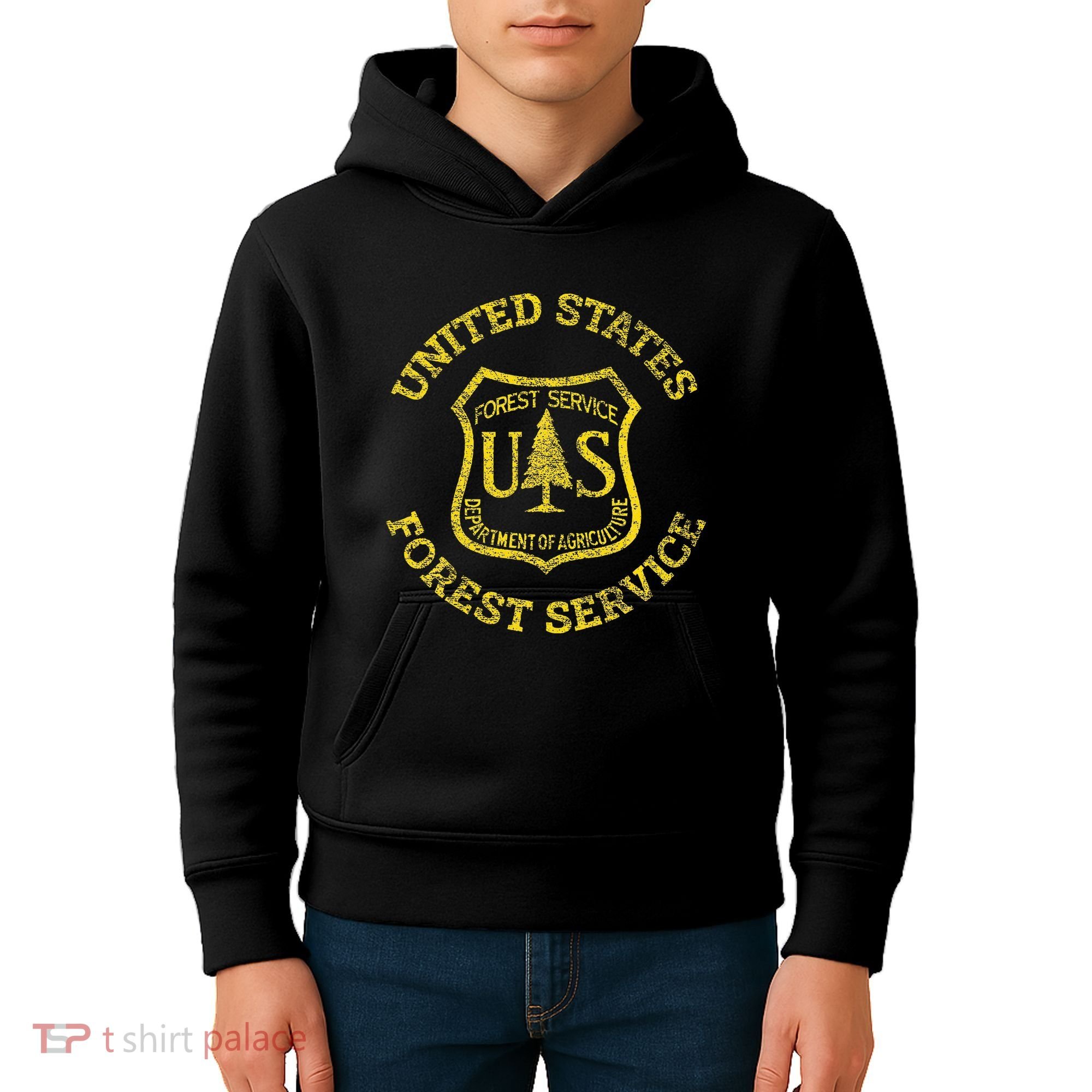 U.S. United States Forest Service Usfs National Kids Hoodie