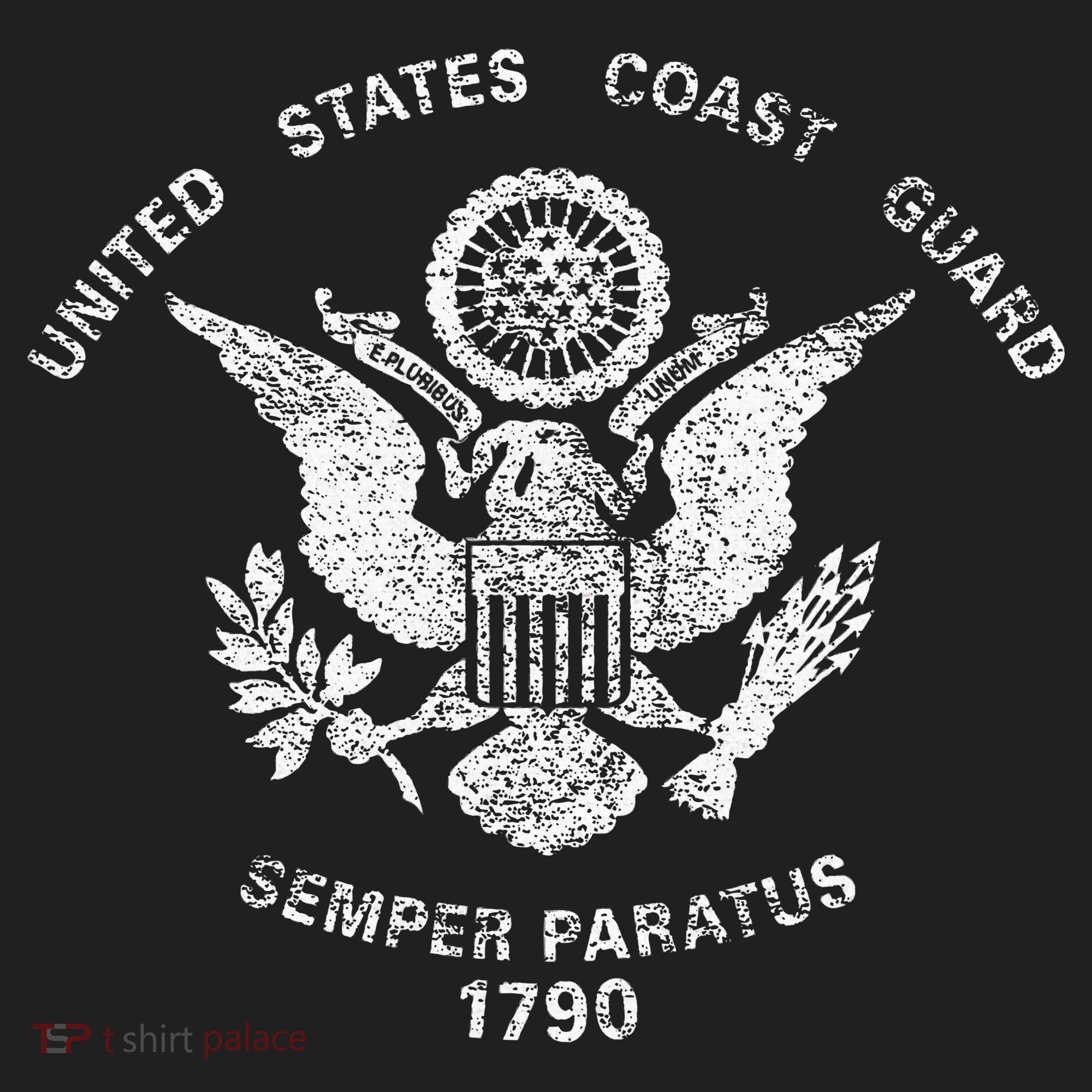 Us United States Coast Guard Uscg Eagle Flag Women's Sweatshirt