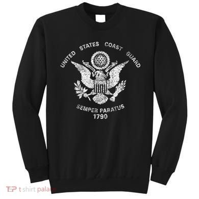 Us United States Coast Guard Uscg Eagle Flag Sweatshirt