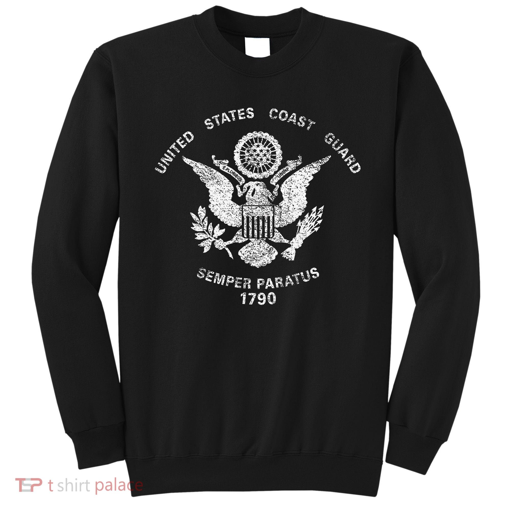 Us United States Coast Guard Uscg Eagle Flag Sweatshirt