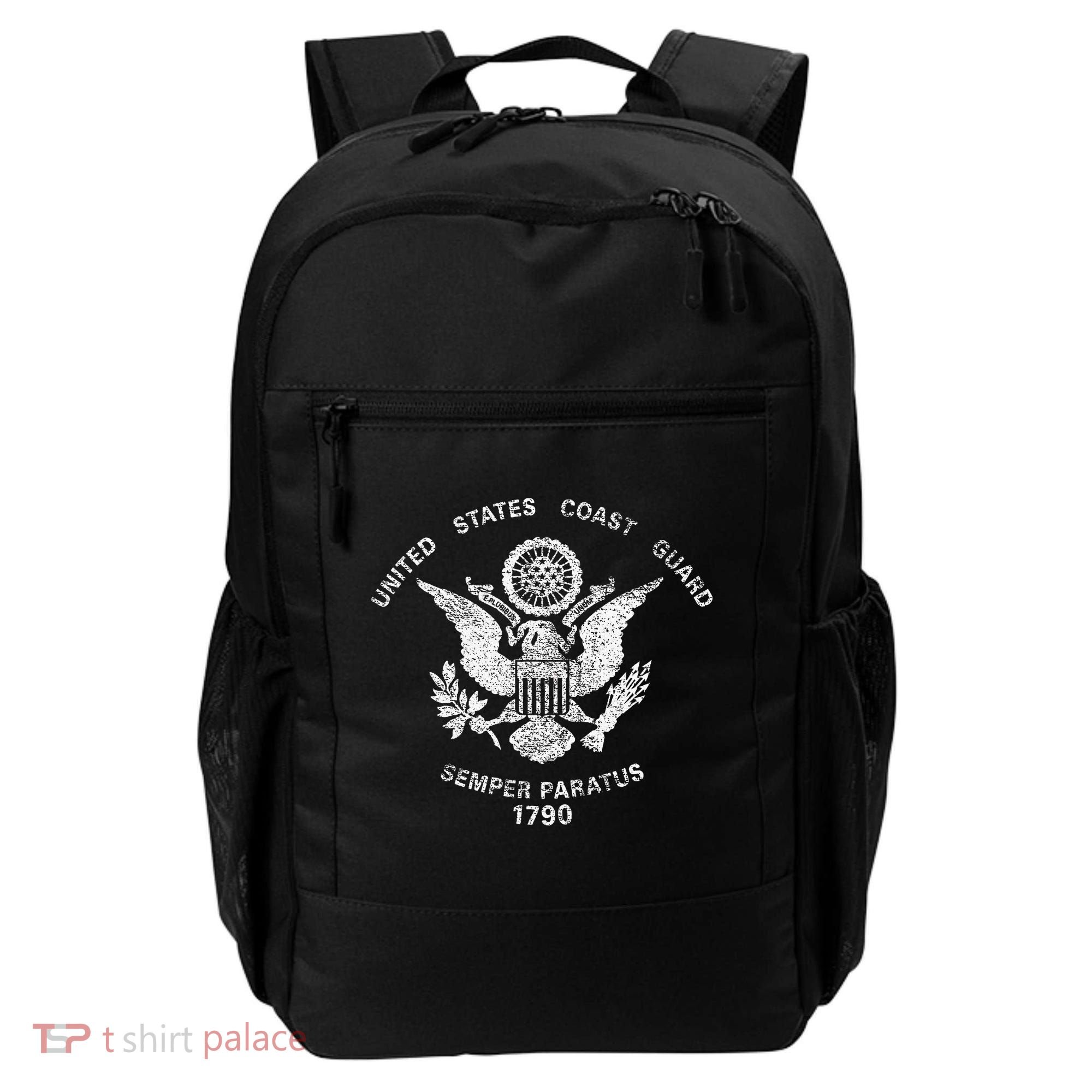 Us United States Coast Guard Uscg Eagle Flag Backpack