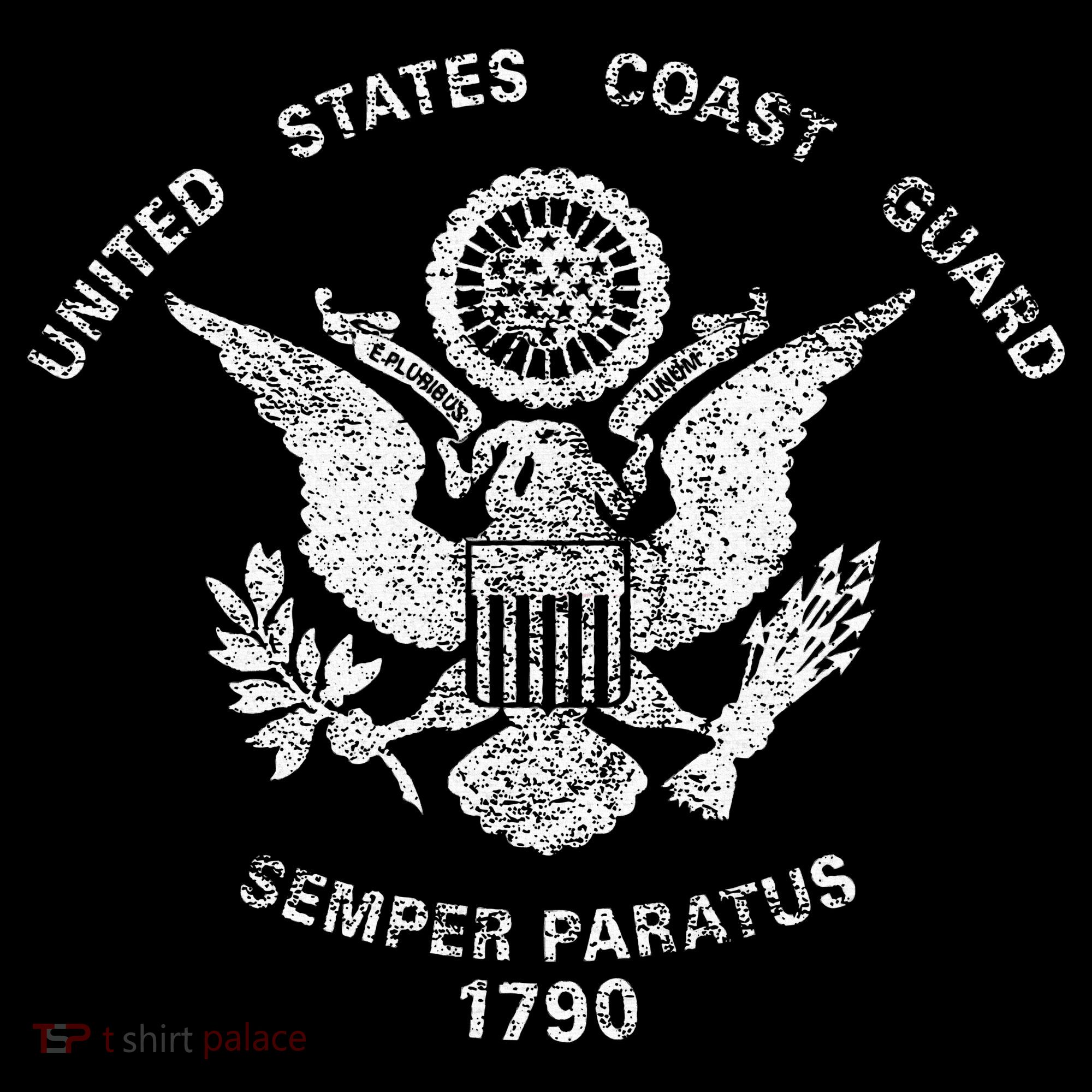 Us United States Coast Guard Uscg Eagle Flag Women's Hoodie
