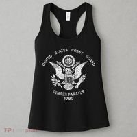 Us United States Coast Guard Uscg Eagle Flag Women's Tank Top thumb 3
