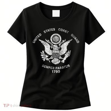 Us United States Coast Guard Uscg Eagle Flag Women's T-Shirt