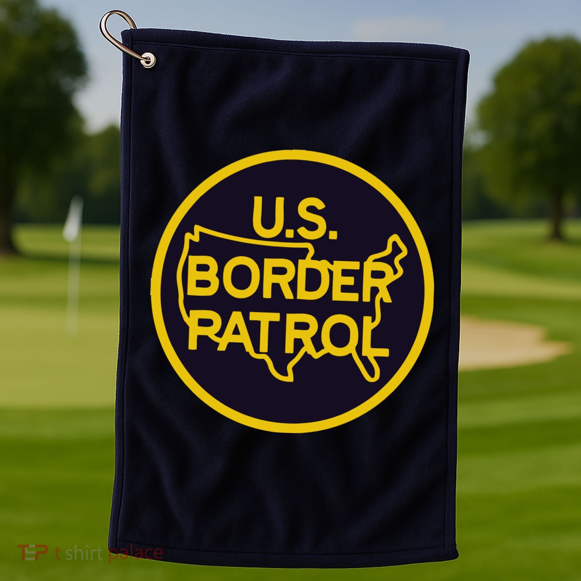 Us United States Border Patrol Golf Towel