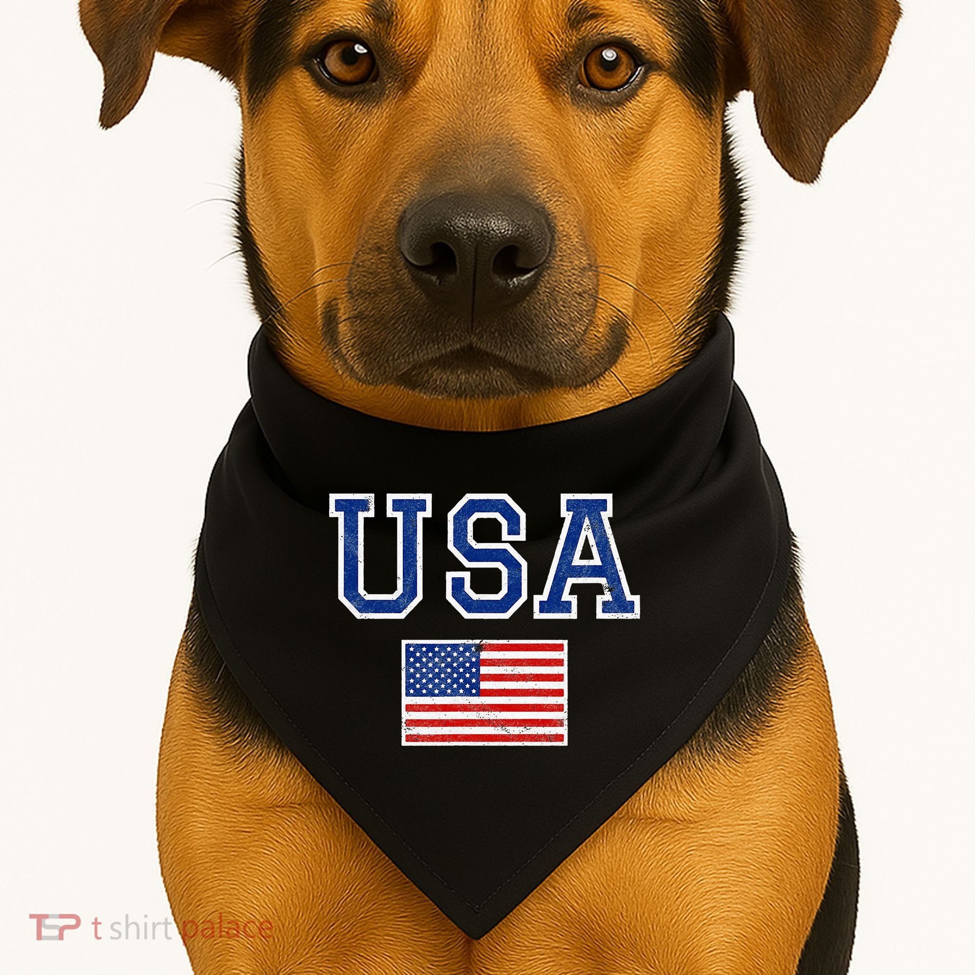 Usa USA-Made Doggie Bandana