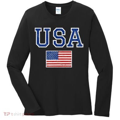 Usa Women's Long Sleeve Shirt