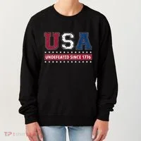 Usa Undefeated Since 1776 Women's Sweatshirt thumb 0