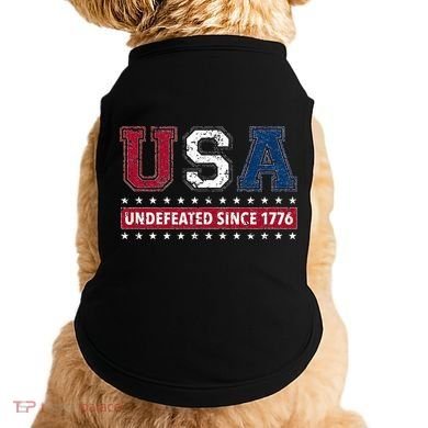 Usa Undefeated Since 1776 Doggie Tank
