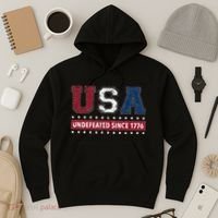 Usa Undefeated Since 1776 Hoodie thumb 3