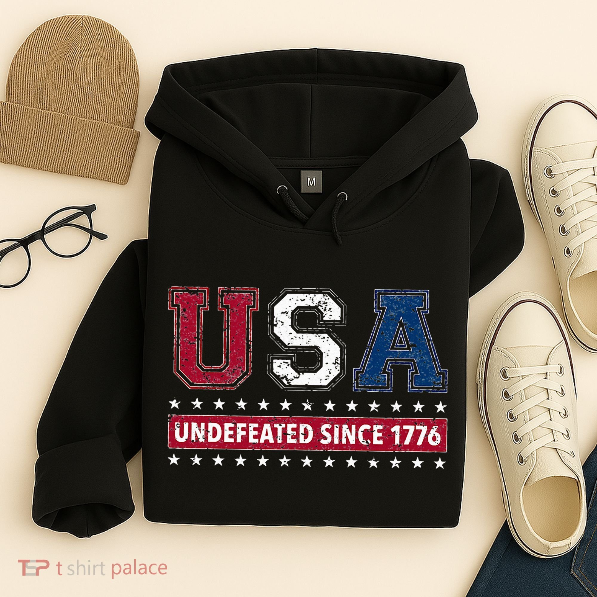 Usa Undefeated Since 1776 Hoodie
