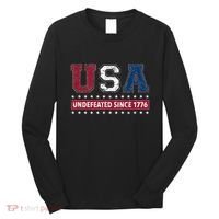 Usa Undefeated Since 1776 Long Sleeve Shirt thumb 0