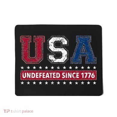 Usa Undefeated Since 1776 Mousepad