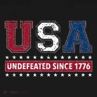 Usa Undefeated Since 1776 Toddler Hoodie thumb 2
