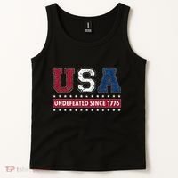 Usa Undefeated Since 1776 Tank Top thumb 2