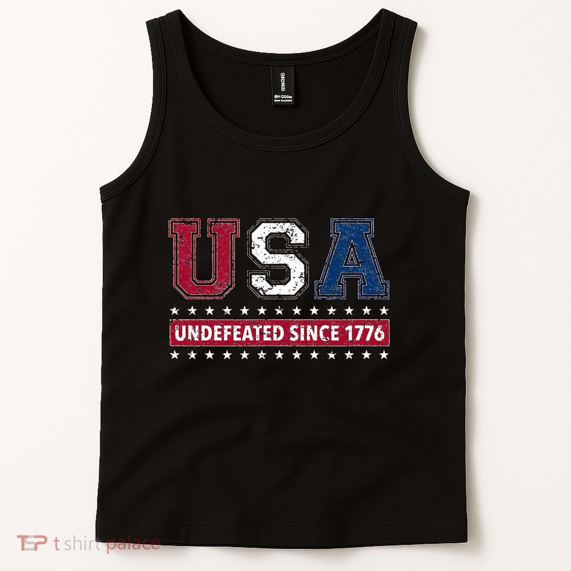 Usa Undefeated Since 1776 Tank Top