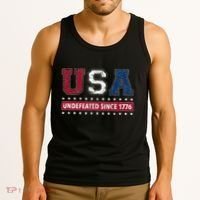 Usa Undefeated Since 1776 Tank Top thumb 3