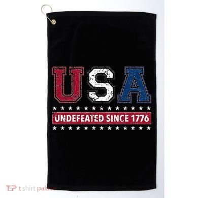 Usa Undefeated Since 1776 Golf Towel