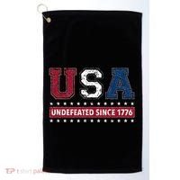 Usa Undefeated Since 1776 Golf Towel thumb 0