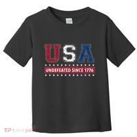 Usa Undefeated Since 1776 Toddler T-Shirt thumb 0