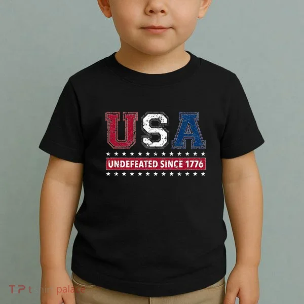 Usa Undefeated Since 1776 Toddler T-Shirt