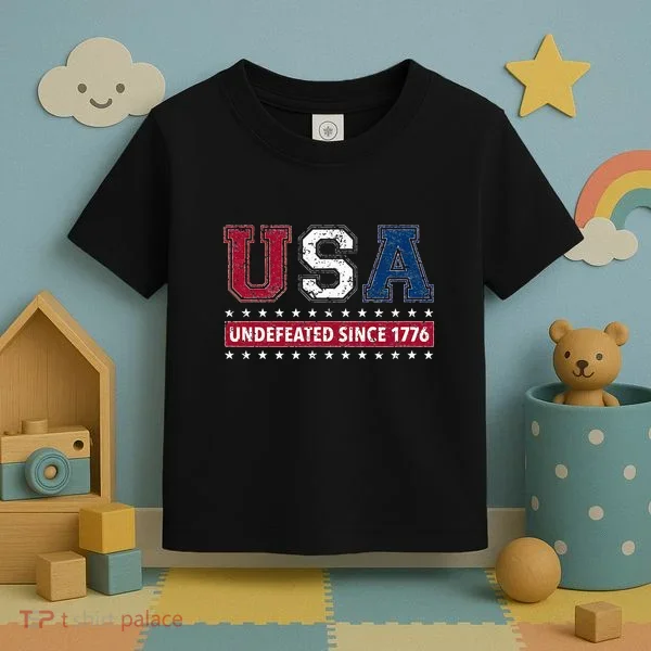 Usa Undefeated Since 1776 Toddler T-Shirt