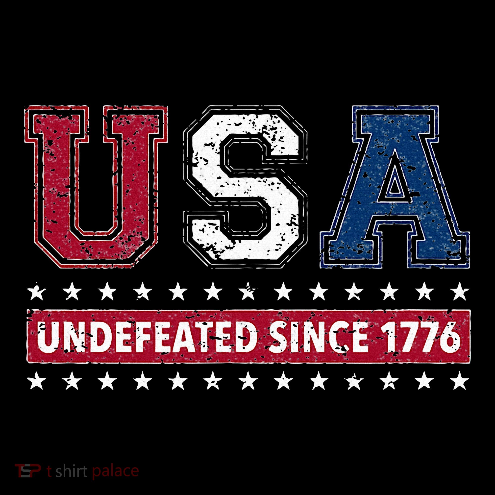 Usa Undefeated Since 1776 Toddler T-Shirt