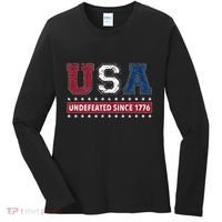 Usa Undefeated Since 1776 Women's Long Sleeve Shirt thumb 0