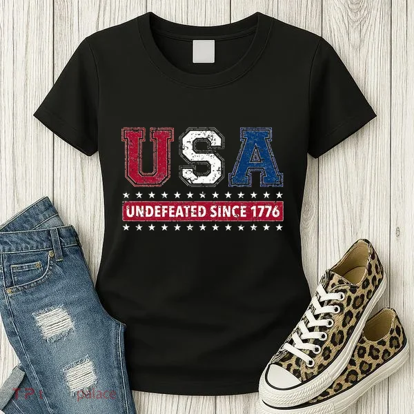 Usa Undefeated Since 1776 Women's T-Shirt