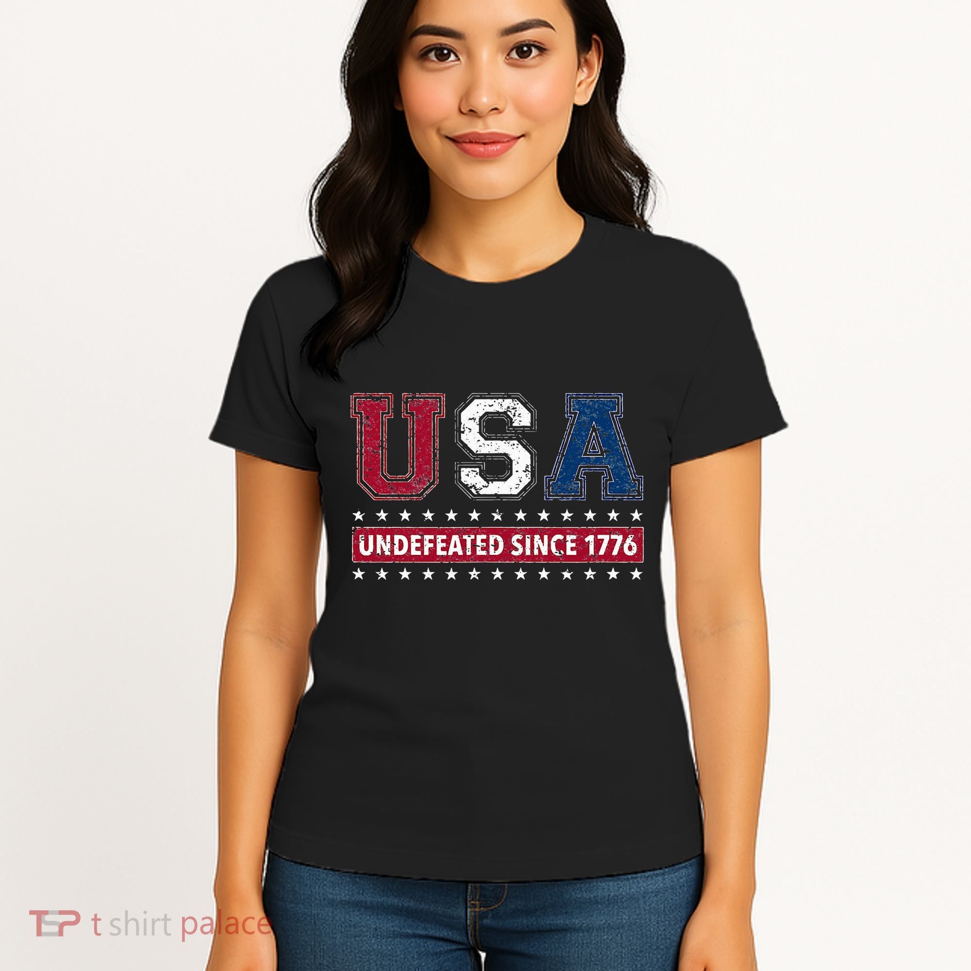 Usa Undefeated Since 1776 Women's T-Shirt