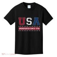 Usa Undefeated Since 1776 Kids T-Shirt thumb 0