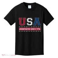 Usa Undefeated Since 1776 Kids T-Shirt thumb 0
