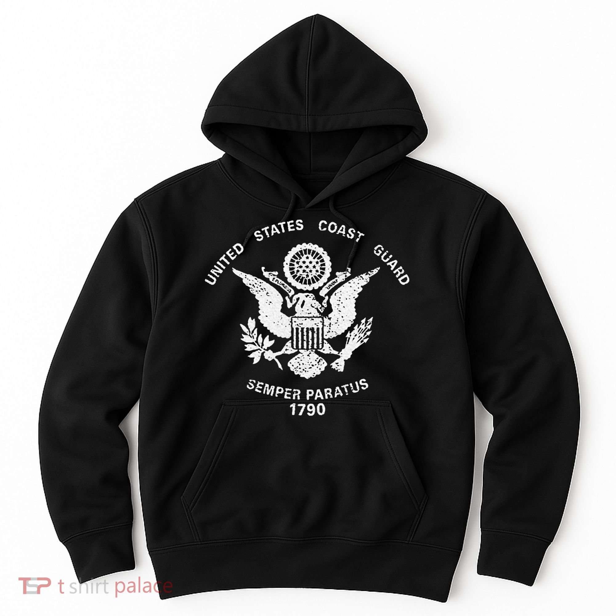 Us United States Coast Guard Uscg Eagle Flag Hoodie