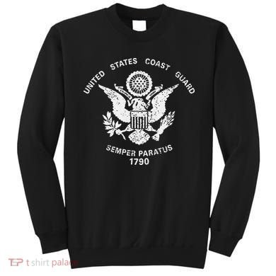 Us United States Coast Guard Uscg Eagle Flag Sweatshirt