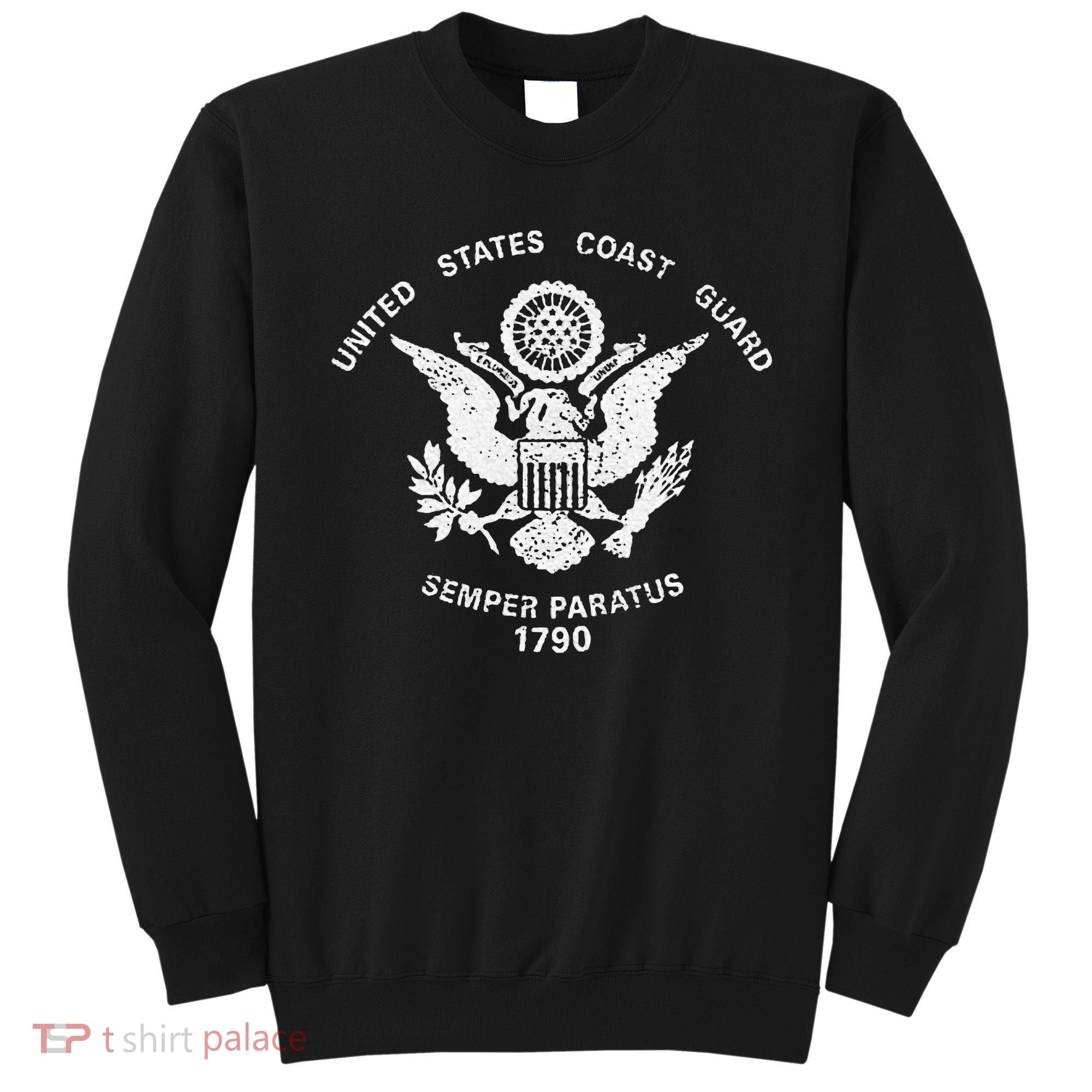 Us United States Coast Guard Uscg Eagle Flag Sweatshirt