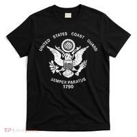 Us United States Coast Guard Uscg Eagle Flag T-Shirt thumb 0