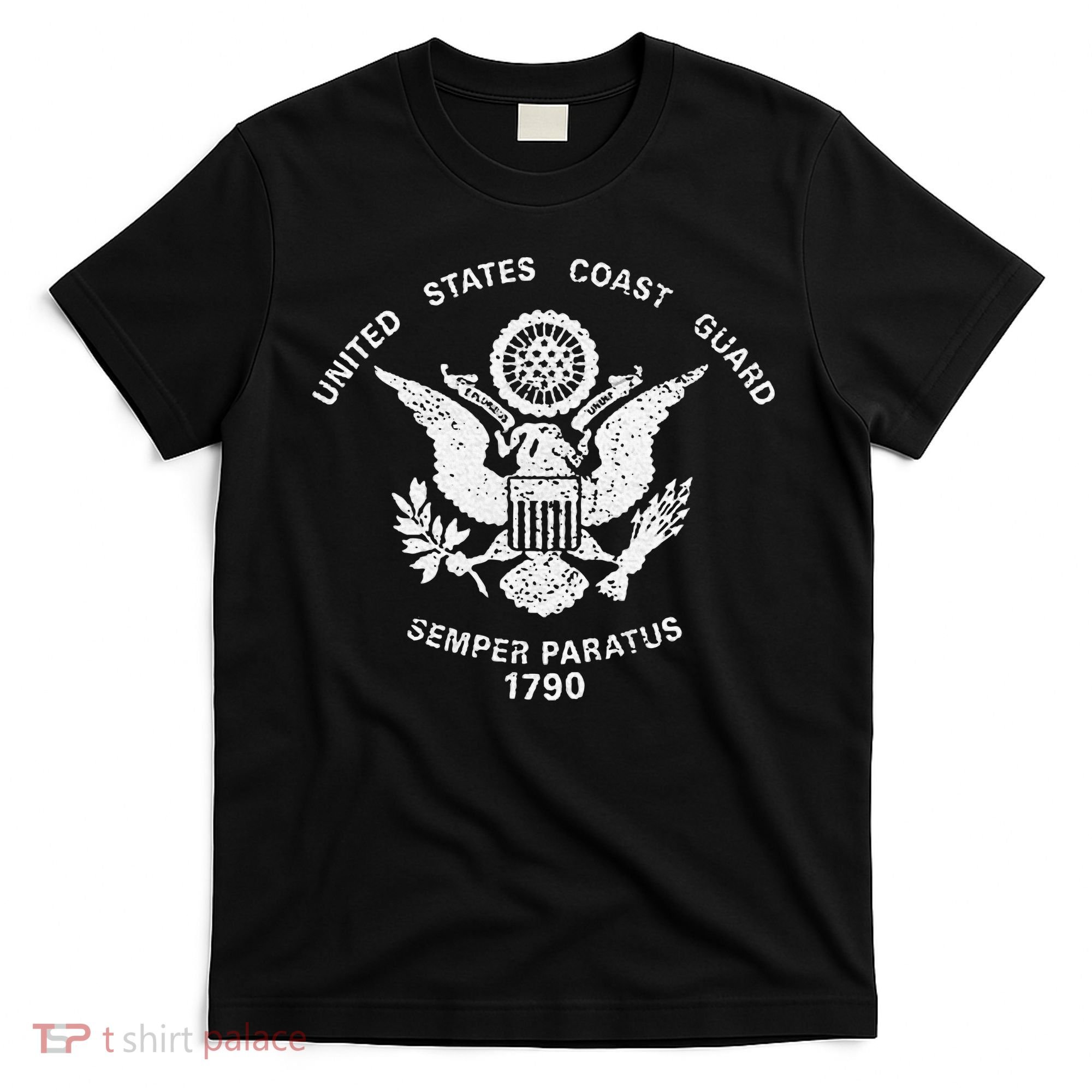 Us United States Coast Guard Uscg Eagle Flag T-Shirt