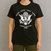 Us United States Coast Guard Uscg Eagle Flag T-Shirt thumb 4