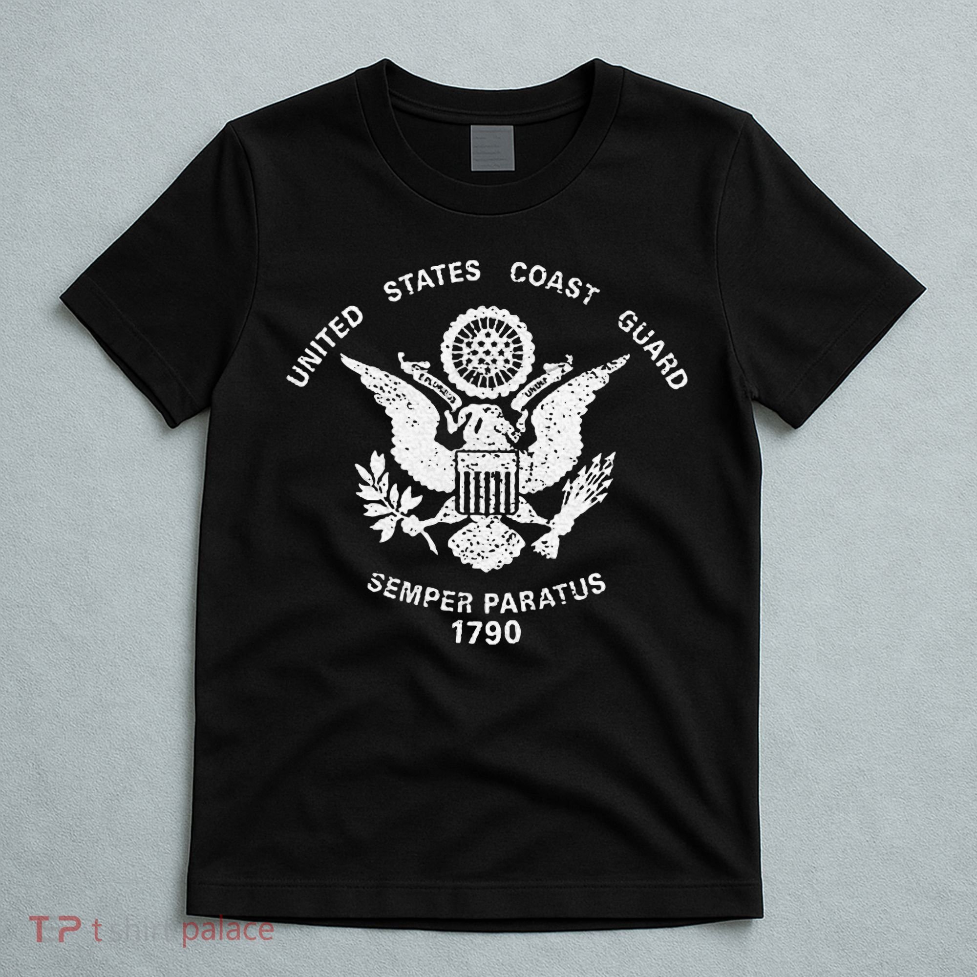 Us United States Coast Guard Uscg Eagle Flag T-Shirt