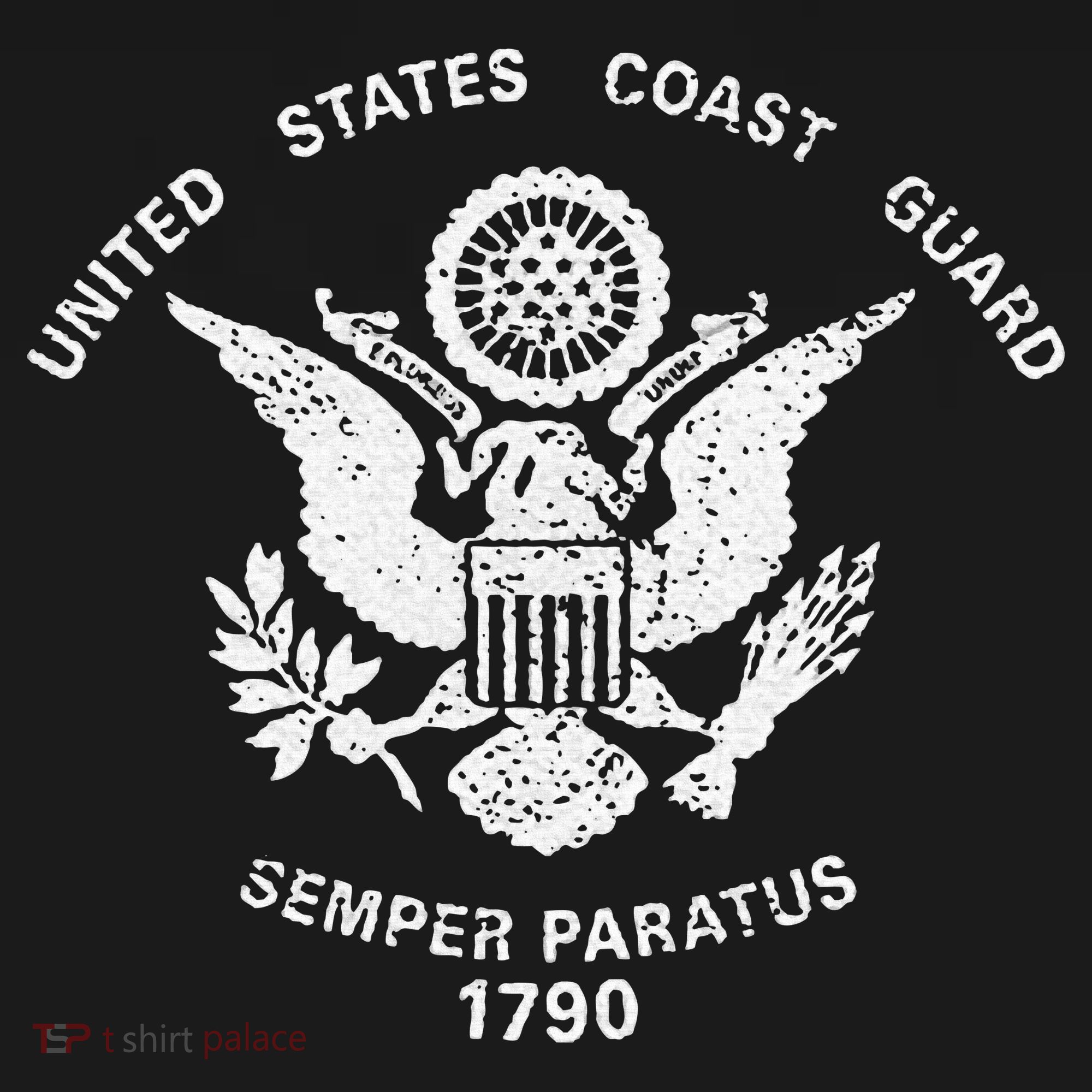 Us United States Coast Guard Uscg Eagle Flag T-Shirt