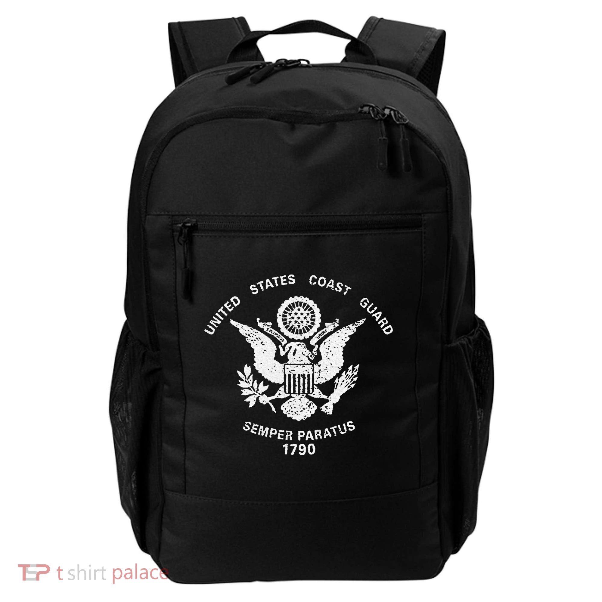Us United States Coast Guard Uscg Eagle Flag Backpack